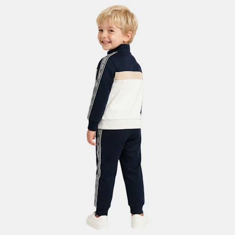 Ensemble veste et pantalon jogging garçon à imprimé Noir 3 - vertbaudet enfant 