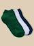Socquettes unies par lot de 3 garçon Vert anglais+Vert clair multicolore 1 - vertbaudet enfant 