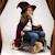 Déguisement enfant cape et chapeau de magicien gandalf Rouge 1 - vertbaudet enfant 