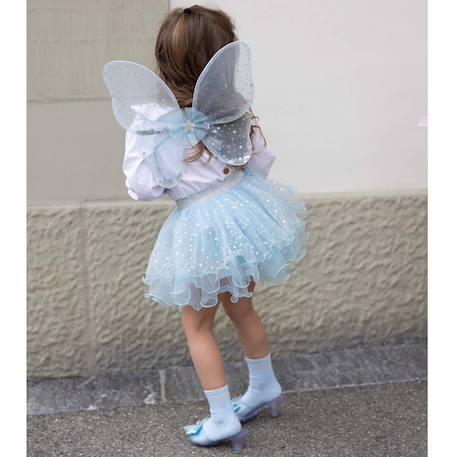 Déguisement enfant fée jupe ailes et baguette Bleu 1 - vertbaudet enfant 