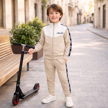 Ensemble veste et pantalon jogging garçon à imprimé Beige 2 - vertbaudet enfant 