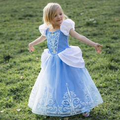 Jouet-Jeux d'imitation-Déguisements-Déguisement enfant – robe reine de glace
