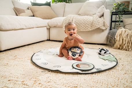 Tiny love tapis d’éveil avec arches en bois gymini luxe Black & white 4 - vertbaudet enfant 