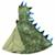 Déguisement cape de dragon Vert 2 - vertbaudet enfant 