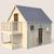 Cabane en bois sur pilotis avec mezzanine et bac à sable duplex Marron 2 - vertbaudet enfant 