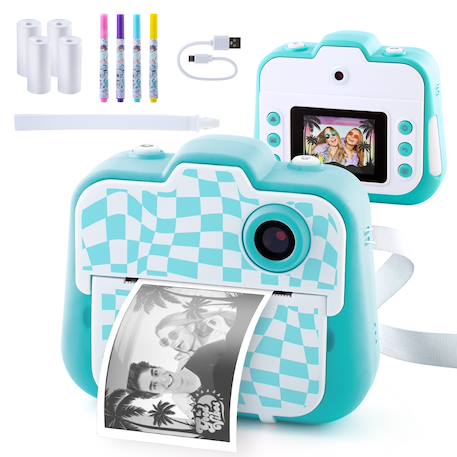 Appareil photo à impression instantanée - photo creator Turquoise 4 - vertbaudet enfant 