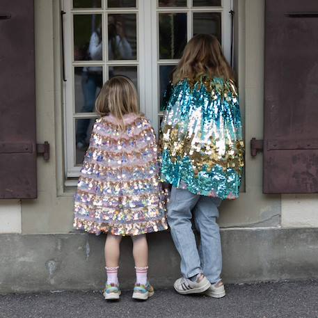 Déguisement enfant cape brillante the 5th avenue Rose 1 - vertbaudet enfant 