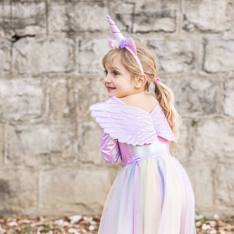 Déguisement enfant – robe de princesse licorne avec ailes Rose 1 - vertbaudet enfant 