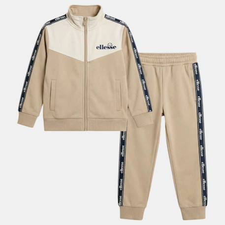 Ensemble veste et pantalon jogging garçon à imprimé Beige 4 - vertbaudet enfant 