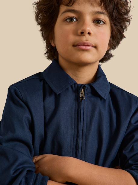 Blouson garçon Marine 3 - vertbaudet enfant 