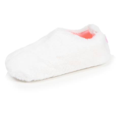 Chaussons bottillons imitation fourrure, semelle gomme antidérapante Ivoire 1 - vertbaudet enfant 