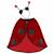 Déguisement cape de coccinelle avec serre-tête Coccinelle, rouge 2 - vertbaudet enfant 