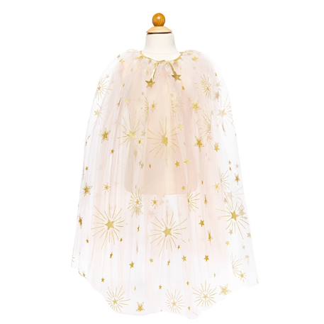 Déguisement enfant cape de princesse étoilée Écru 2 - vertbaudet enfant 
