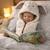 Gilet sans manches enfant pilou pilou à capuche Beige+Écru 8 - vertbaudet enfant 