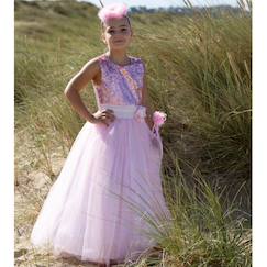 Jouet-Jeux d'imitation-Déguisement enfant – robe de princesse emma