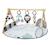 Tiny love tapis d’éveil avec arches en bois gymini luxe Black & white 1 - vertbaudet enfant 