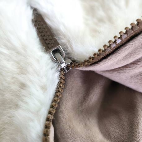 Gilet sans manches enfant pilou pilou à capuche Beige+Écru 10 - vertbaudet enfant 