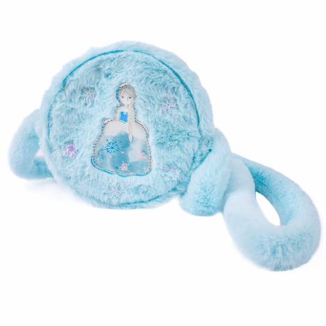 Sac à main peluche sisters forever reine de glace Bleu 2 - vertbaudet enfant 