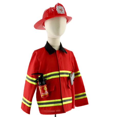 Déguisement enfant – pompier Rouge 2 - vertbaudet enfant 