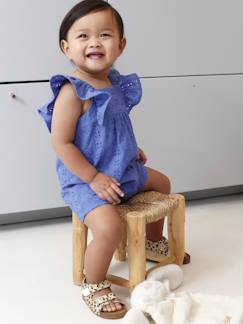 Combishort bébé fille broderie  - vertbaudet enfant
