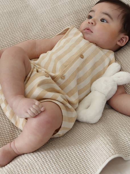 Bébé-Salopette, combinaison-Combinaison bébé garçon sans manche