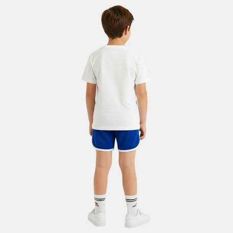 Ensemble 3 pièces t-shirt short et chaussettes enfant à imprimé Bleu 3 - vertbaudet enfant 