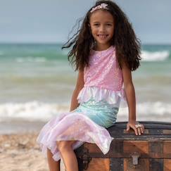 Jouet-Jeux d'imitation-Déguisements-Déguisement enfant – robe princesse sirène misty