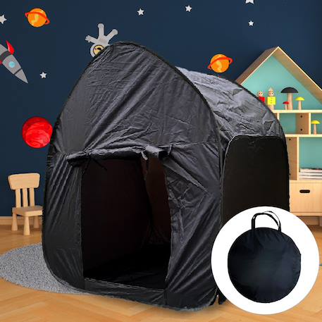 Tente pop-up sensorielle noire 105 cm - jouet éducatif pour enfants Multi-coloured 1 - vertbaudet enfant 