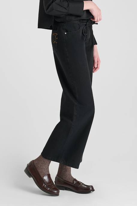 Pantalon droite en jeans alexgi Black 4 - vertbaudet enfant 