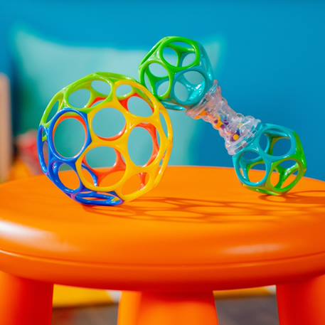 Coffret bébé 2 jouets d’éveil avec hochet et balle Multicolore 3 - vertbaudet enfant 