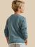 Pull maille fantaisie Celadon clair chine+Orage 5 - vertbaudet enfant 