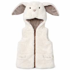 -Gilet sans manches enfant pilou pilou à capuche