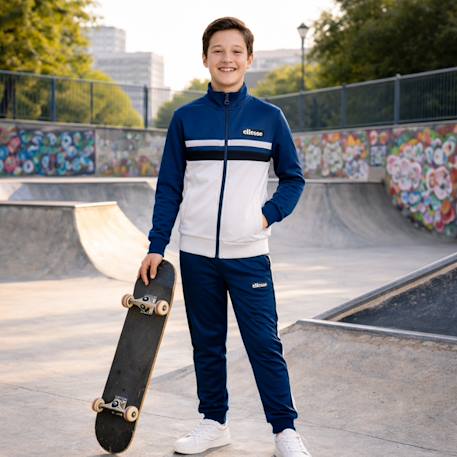 Ensemble veste et pantalon jogging garçon à imprimé Marine 2 - vertbaudet enfant 