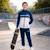 Ensemble veste et pantalon jogging garçon à imprimé Marine 2 - vertbaudet enfant 