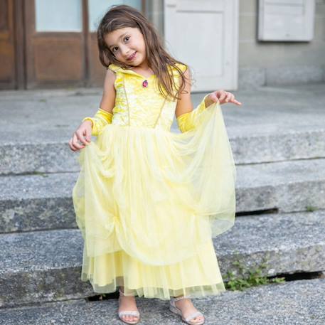 Déguisement enfant – robe princesse belle du château Jaune 3 - vertbaudet enfant 