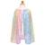Déguisement enfant cape à sequins pastel Multicolore 2 - vertbaudet enfant 