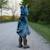 Déguisement enfant cape de dragon starry night Bleu 1 - vertbaudet enfant 