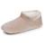 Chaussons bottillons velours, semelle gomme antidérapante Beige 1 - vertbaudet enfant 