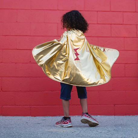 Déguisement enfant cape réversible super héro Rouge 1 - vertbaudet enfant 