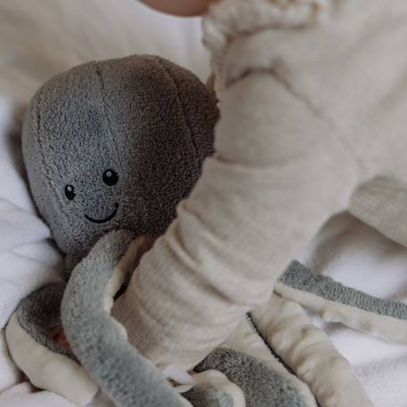 Peluche musicale bébé avec bruit blanc et minuteur intégré Bleu-gris 6 - vertbaudet enfant 