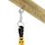 Corde à nœuds  chanvre h190-250cm Noir - moutarde 4 - vertbaudet enfant 