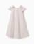 Robe évasée en tweed avec nœuds décoratifs Rose clair 2 - vertbaudet enfant 