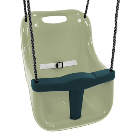 Siège bébé balançoire  plastique h190-250cm Vert kaki - vert foncé 2 - vertbaudet enfant 