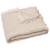 Couverture en gaze de coton fringe stripe biscuit (75 x 100 cm) Beige 1 - vertbaudet enfant 