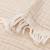 Couverture en gaze de coton fringe stripe biscuit (75 x 100 cm) Beige 3 - vertbaudet enfant 