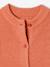 Gilet fille maille fine mousseuse corail+gris chiné+pivoine 4 - vertbaudet enfant 