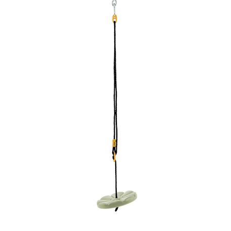 Balançoire bouton pour portique  plastique h190-250cm Vert kaki - noir 3 - vertbaudet enfant 