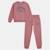 Ensemble sweat et pantalon jogging fille à imprimé Rose 4 - vertbaudet enfant 