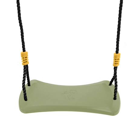 Balançoire pour portique tp classique plastique h190-250cm Vert kaki - noir - moutarde 1 - vertbaudet enfant 