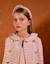 Veste en tweed à col marin et plis Rose clair 1 - vertbaudet enfant 